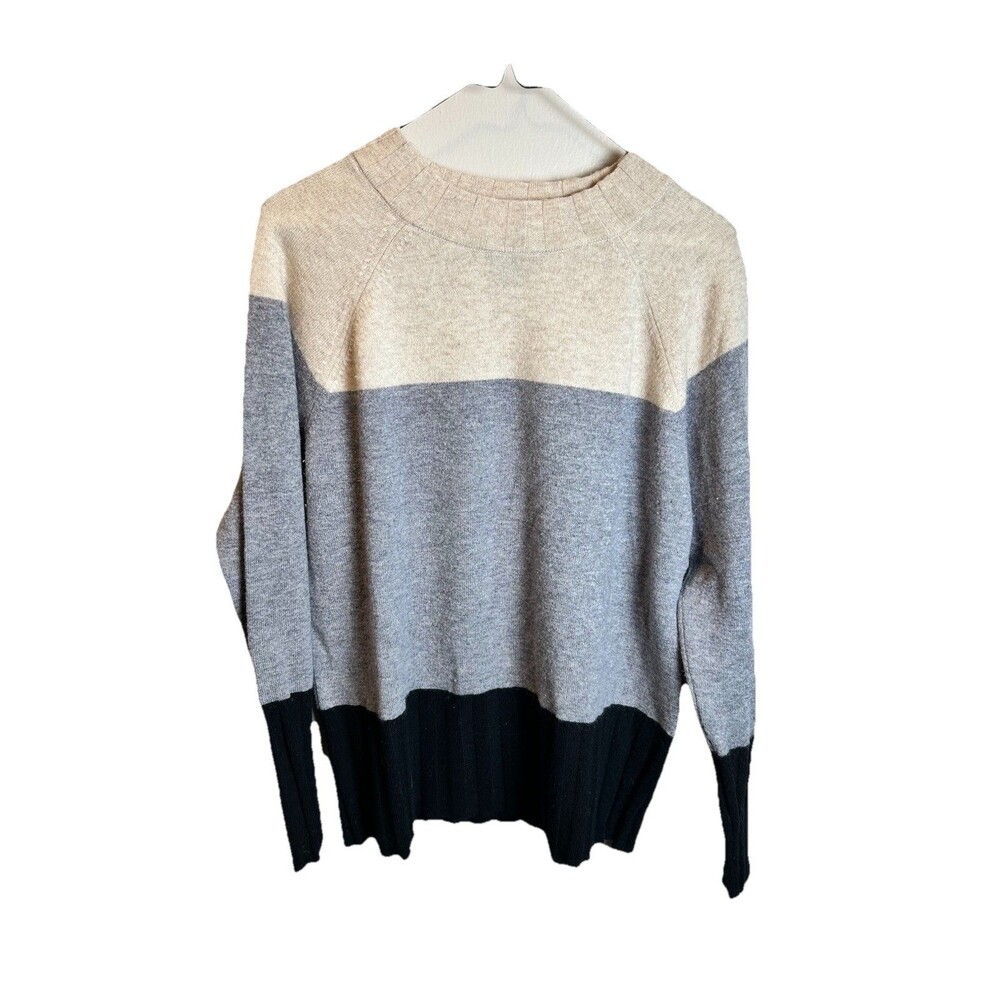 Griffen Wool Cashmere Striped Sweater Size XL